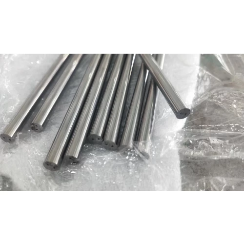 Two Helical Coolant Holes Tungsten Carbide Rod