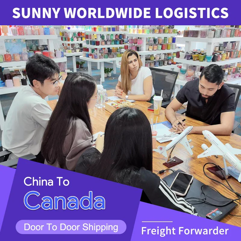 Costo de envío de China a Canadá.