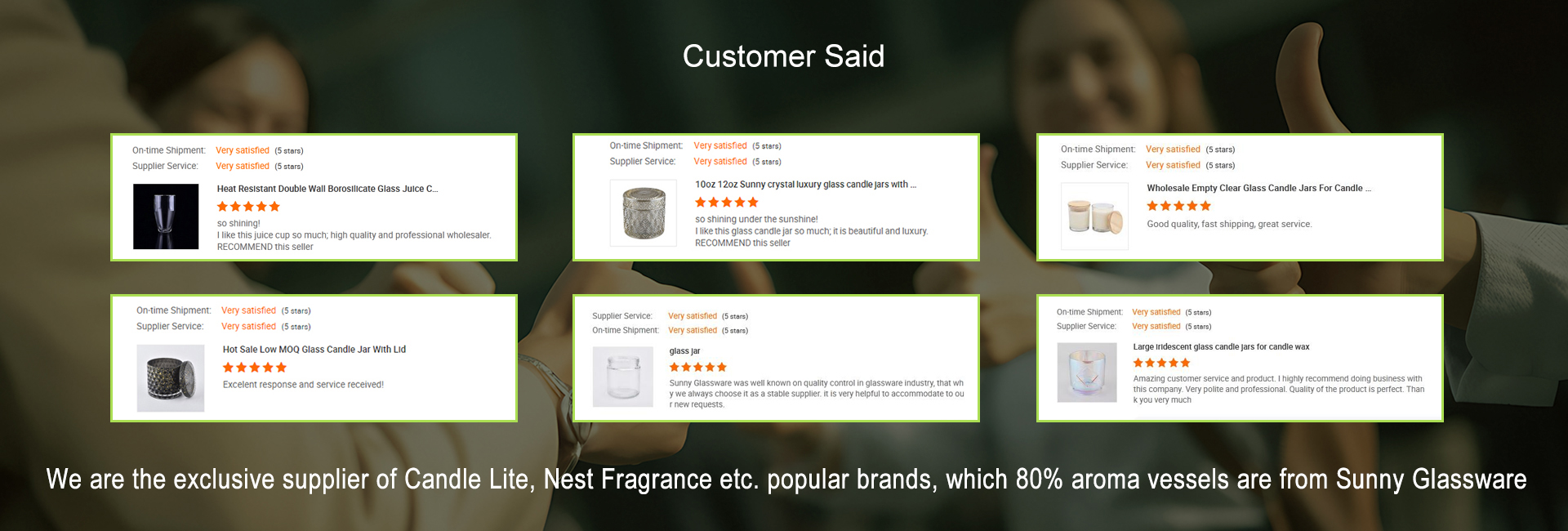 Sunny Glassware Family