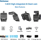 China Richmor 1CH TO 6CH 2MP AI Dash Camera With 4G WIFI GPS Vehicle CCTV System manufacturer