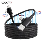 China Benutzerdefiniertes Logo 60W Schwarzes magnetisches Ladung USB C bis USB C -Kabel Doppelausgang 4 in 1 Multi -Magnet -Ladungskabel Hersteller