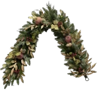 porcelana Guirnalda de frutas artificiales de Navidad Senmasine de 72 pulgadas para decoración colgante de chimenea y escaleras fabricante