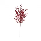 China Senmasine Artificial red berries picks for Christmas Tree Wreath Holiday Home Decoration manufacturer