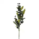 China Senmasine blue berry picks for Home Party Wedding Decorative artificial leaves pick manufacturer
