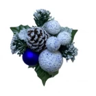 China Senmasine white christmas tree picks for festival DIY arrangements home decoration manufacturer