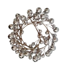 China Senmasine xmas ball garlands for Christmas party hanging decor sliver 6ft baubles garland manufacturer
