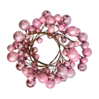 China Senmasine 6ft pink plastic balls xmas baubles garlands for Xmas Party Home Office hanging decor manufacturer