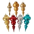 China Senmasine Special-shaped Gourd baubles ball for Christmas party hanging decor Shatterproof plastic ornaments manufacturer