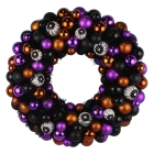 China Senmasine 40cm bauble ball wreaths for Halloween party festival holiday hanging decoration metal base manufacturer