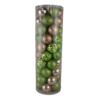 China Senmasine 50pcs christmas ball decoration set for home xmas hanging decor 60mm green champagne ornaments manufacturer