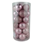 China Senmasine 30pcs pink Christmas balls for holiday xmas indoor home party hanging decoration ornaments 60mm manufacturer