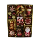 China Senmasine shatterproof christmas ornaments for tree hanging xmas decoration red gold soldier snowman gifts manufacturer