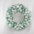 中国 Senmasine 40cm Christmas ball baubles wreaths with led lights tinsel blue sliver ornaments xmas party hanging decoration - COPY - 3u22wf メーカー