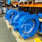 China DEBV Stainless Steel Flange DN600 Water Double Eccentric Butterfly Valve PN10 PN16 PN25 Customized manufacturer