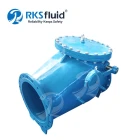 Chine Clapet anti-retour à battant à double bride DIN3202 F6 DN80 DN500 PN10 pour l'eau avec levier et contrepoids fabricant