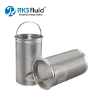 Cina Alloggiamento del filtro a cestello con filtro di tipo T industriale con estremità flangiate ANSI personalizzabile OEM produttore