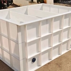 China PP Raw Material Electroplating Water Tanks with UV Resistant Welding Process Custom Sizes manufacturer