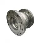 China 8'' 300LB CF8M metal seat RF flange full port axial flow check valve -02 manufacturer