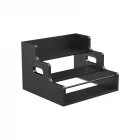 China Wholesale Liquor Bottle Display Shelf, Coffee Storage Organizer, 3 Step Countertop Liquor Wine Rack manufacturer