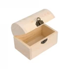 China Wholesale Plain Unfinished Wood Box for DIY, Unpainted Wooden Jewelry Box manufacturer