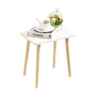 China Wholesale Wooden Side Table, Modern Small End Table for Living Room Bedroom Office manufacturer