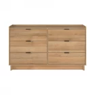 China Factory Custom Simply Modern 6-Drawer Double Dresser for Bedroom, Chest of Drawers manufacturer