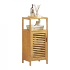 China Custom Bamboo Freestanding Bathroom Storage Cabinet, Sofa Side Table for Living Room manufacturer