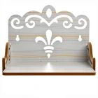 China Custom God Stand Shelf Wood Pooja Temple Mandir Idols Decoration for Home and Office manufacturer