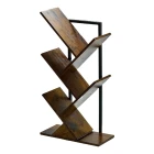 China Wholesale 5-Tier Tree Bookcase Wooden Wall Mounted Shelves Storage for Displaying Books manufacturer