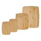 China Wholesale 4-Piece Bamboo Cutting Board Assorted Sizes Serving Boards for Cheese Meats Bread manufacturer