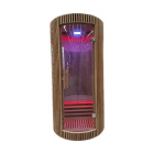 China Customized Modern Infrared Barrel Shaped Sauna for Indoor Home manufacturer