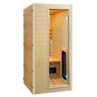 China Custom Natural Hemlock Indoor Personal Far Infrared Sauna Room manufacturer