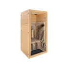 China Wholesale Indoor Wooden Graphene Heating Sauna Room Single Person manufacturer