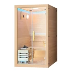 China Wholesale Modern Design 2 Person Indoor Sauna Room with Sauna Stove manufacturer