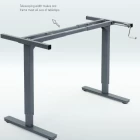 China High Quality Electric Height Adjustable Customized Crank Standing Desk fabrikant