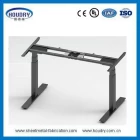 China High load Ergonomic Manual height adjustable office desk with metal frame fabrikant