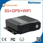 الصين 4CH alarm input 128GB each slot sd card vehicle dvr support VGA output with RS232 port الصانع