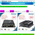 China 4ch Fuel sensor mobile dvr with gps 3g tracking with all free software including CMS fabricante