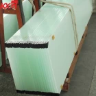 Tsina Ang sertipikasyon ng CE 10mm Acid Etched tempered glass factory China Manufacturer