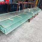China China 10.76mm jumbo size safety laminated glass factory,high quality 552 clear toughened PVB laminated glass manufacturer