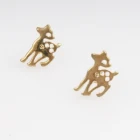 Çin 2014 latest trends animal shaped deer stud earrings E30063 üretici firma
