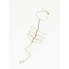 China 2014 long thin gold chains ladies snap armband ring bracelet manufacturer