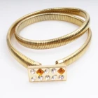 Çin 2015 fashion Rhinestone fancy bridal gold moroccan belt BT60046 üretici firma