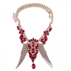 Çin 2018 Fashion Crystal Necklace Statement New Rhinestone Choker Necklace Women Wedding Jewelry üretici firma