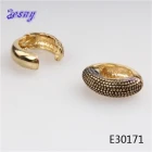 China Arabic gold designs fantasy wholesale men bold earring E30171 manufacturer