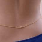 Çin Belly chain wearable jewelry gold body chain BDJ5300 üretici firma