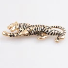 China Classic large rhinestone animal tiger dubai poppy brooch P80016 manufacturer