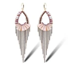 Çin Kristal Küpe mizaç Püskül Ziyafet aksesuarları Korece moda küpe uzun üretici firma