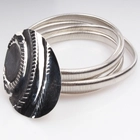 Çin Custom elastic fashion woman man silver plated belts belt BT60042 üretici firma