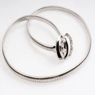 Çin Fashionable women crystal silver magic jean metal belt BT60065 üretici firma